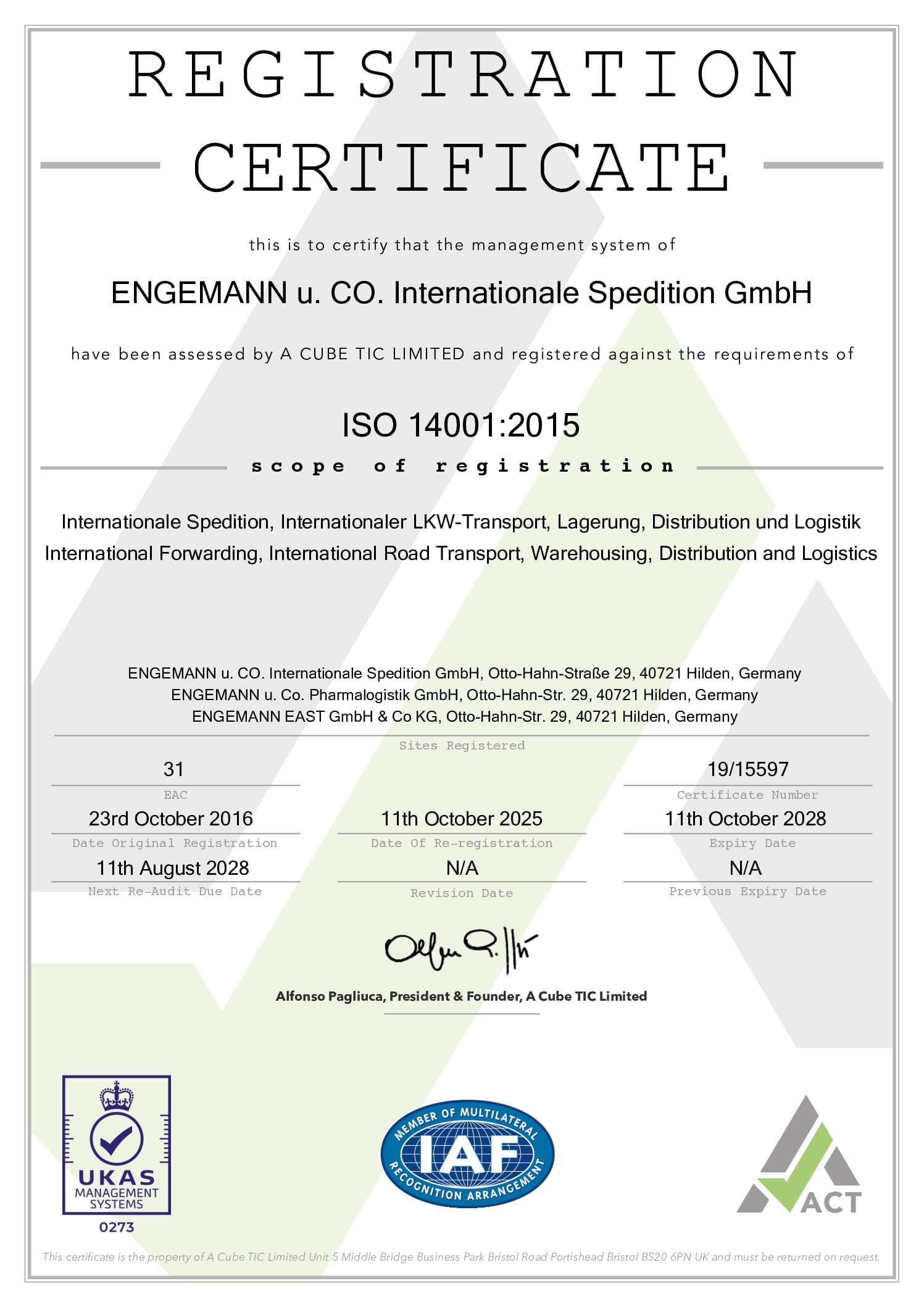 ISO 14001:2015